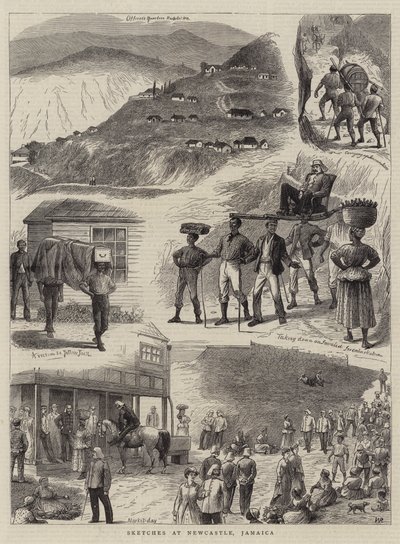 Sketches at Newcastle, Jamaica by William Ralston